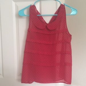 Peter Pan Collared  Sleeveless Shirt